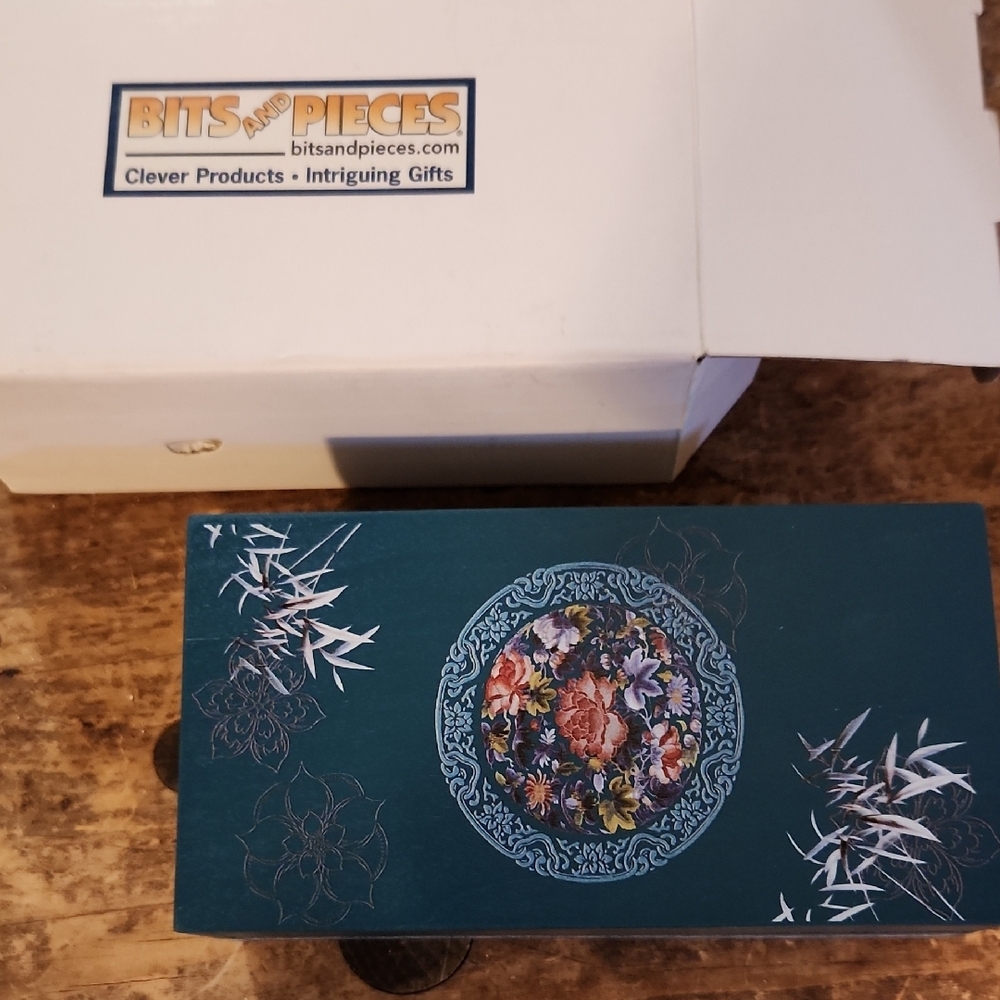 Bits and Pieces Floral Puzzle Box